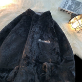 706-1-LYM002-P115现货冬季男麂皮绒两面穿棉服情侣羊羔绒外套，男装棉衣，星座706-1