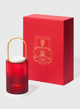 新品 法国Trudon红色扩香器烛台散香器LaPromeneuse香薰炉 节日版