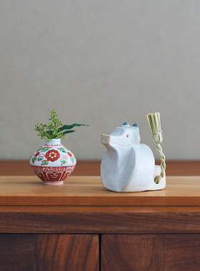 日本限定 中川政七 信楽焼の干支饰 伝統の技術手作 素朴質感 龙