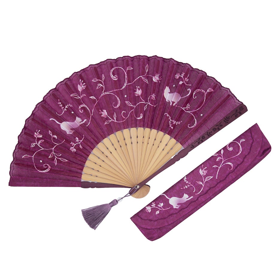 日本进口 白竹堂猫咪刺绣淑女用其它日用/装饰定制