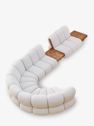 100款明星单品之38｜Noelle弧形沙发|