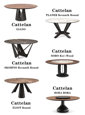 桌王Cattelan经典圆餐桌合集|高性价比