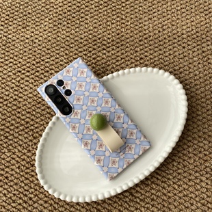 油画碎花适用于三星S25Ultra硬壳S23小众S21Ultr光面菲林气质S22手机壳S21 s23ultra三星创意保护套24ultra