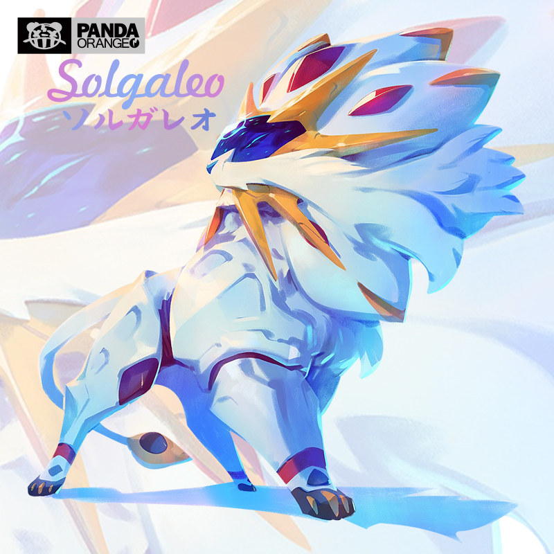 精灵宝可梦联名t恤动漫画衣服太阳月亮学生情侣装索尔迦雷欧卫衣