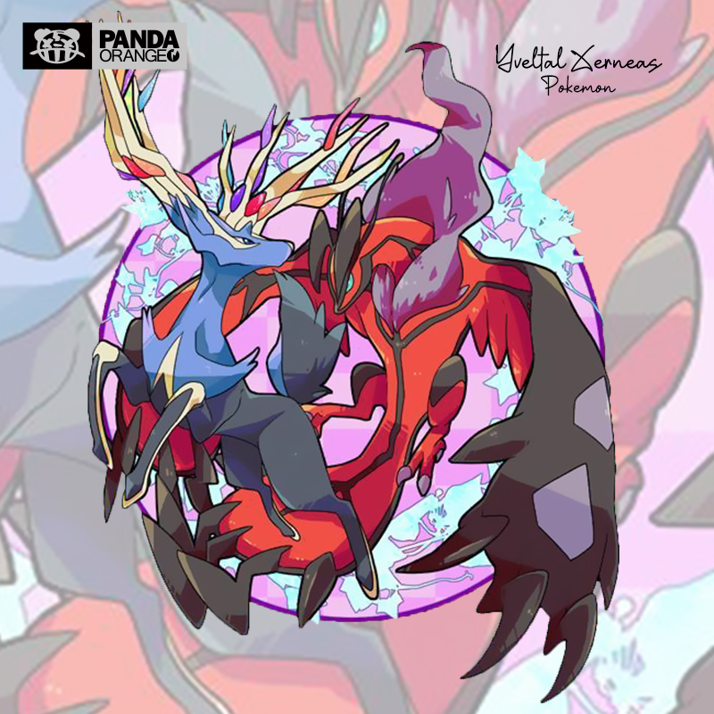 宝可梦联名t恤伊裴尔塔尔哲尔尼亚斯动漫神奇宝贝学生情侣装卫衣