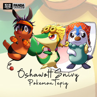 精灵宝可梦联名t恤卡通动漫画水水獭藤藤蛇暖暖猪学生情侣装卫衣