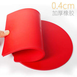 亚信NO.023圆形印章垫胶垫板 印章软胶垫盖章专用胶垫 财务章垫