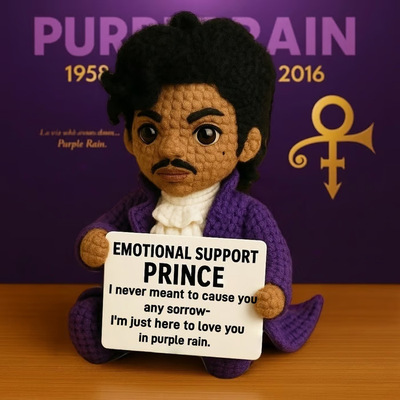 GF跨境爆款Prince Crocheted Emotional Support Dolls情感玩偶