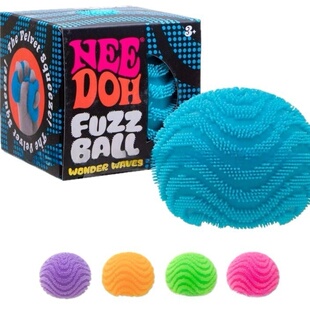 跨境新品 NeeDoh Fuzz Ball Wonder Waves 毛毛球捏捏乐可爱治愈