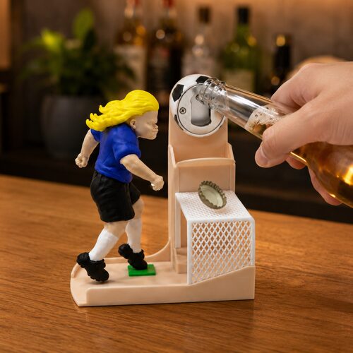 跨境新款 soccer bottle opener Q版哈兰德足球开瓶器3d打印玩具