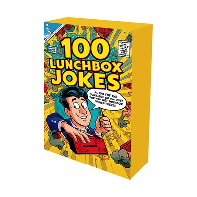 亚马逊新品 100 LUNCHBOX JOKES 午餐后的100个问答笑话趣味卡牌