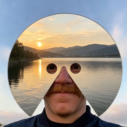 跨境新品 Head-mounted mirror 有趣的头戴式镜面亚克力反光镜面