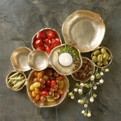 跨境新品 Cluster Serving Bowls 组合式上菜碗餐具餐桌摆件礼品