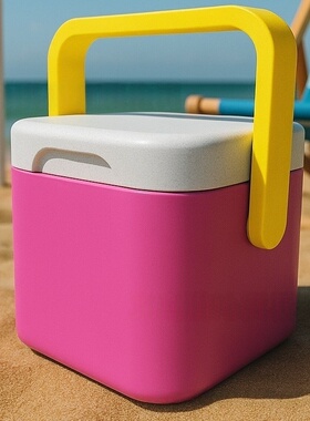 亚马逊新款Retro Mini Cooler for 4 Cans 4罐饮品复古迷你冷藏箱