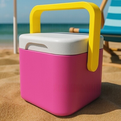 亚马逊新款Retro Mini Cooler for 4 Cans 4罐饮品复古迷你冷藏箱