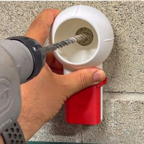 灰尘收集器 钻屑收集器钻头除尘盒及导向器钻孔 集水瓶版集尘器3d