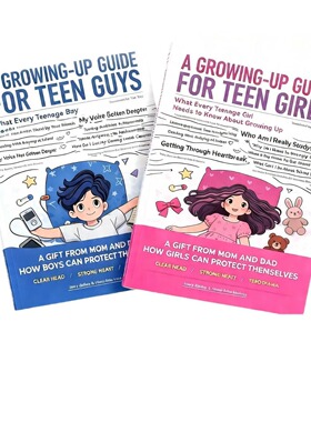 跨境Books for Teen Boys & Girls A Growing-Up男孩女孩教育书籍