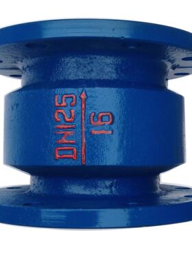 球墨 铸铁法兰止回阀 HC41X-16 消声止回阀 单向阀 逆止阀 DN100