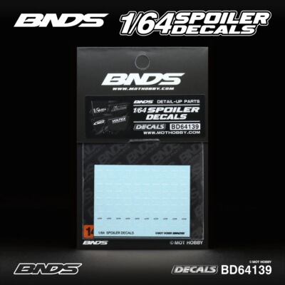 bnds 1:64 64139 汽车模型 改装配件 尾翼水贴