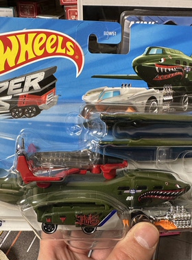 Hot Wheels 风火轮运输车 Super Rigs 鲨鱼涂装 飞机