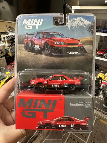 minigt843号 日产尼桑LB-ER34 剪影