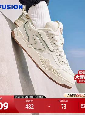 FILA FUSION斐乐潮牌NOLLIE专业滑板鞋女2024春新款豚跃鞋运动鞋