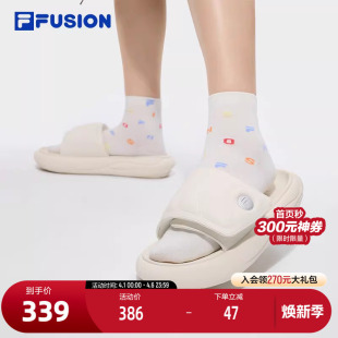 ZIP FUSION斐乐潮牌女鞋 2026夏新款 夹芯拖鞋 SLIPPER拖鞋 FILA