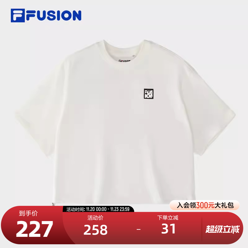 FILAFUSION斐乐潮牌短袖T