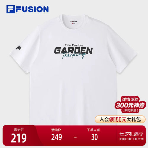 FILAFUSION斐乐男士针织短袖衫
