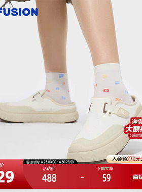 FILA FUSION斐乐潮牌PISA FLAT SANDAL女鞋2026夏季新款甜筒凉鞋