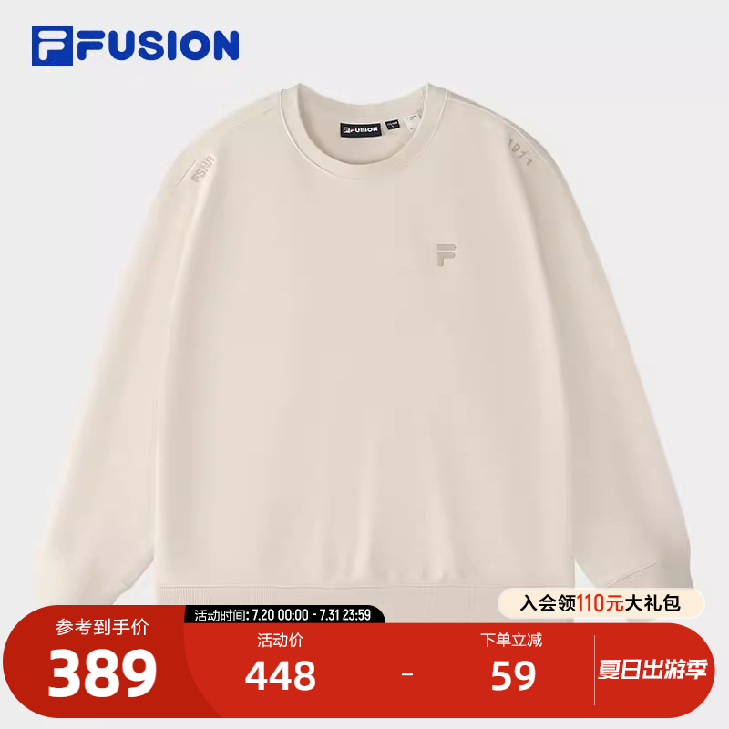FILAFUSION斐乐中性针织套头衫