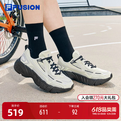 FILAFUSION斐乐潮牌女跑步鞋