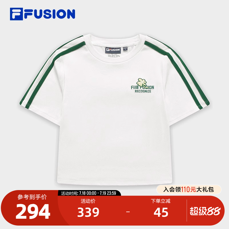FILAFUSION斐乐女子短袖T