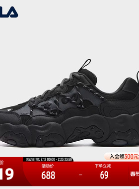 FILA 斐乐官方女鞋FLUID 6 SO2025冬季新款猫爪6代复古时尚休闲鞋