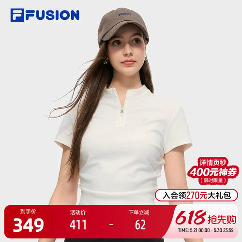 FILAFUSION斐乐女子短袖T