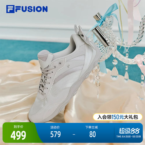 FILA FUSION斐乐潮牌女鞋FLORA薄底鞋2026夏新款甜酷休闲鞋运动鞋 - 封面