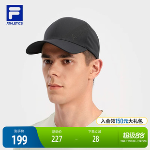 FILA 斐乐官方男帽棒球帽2025秋新款帽子健身运动帽遮阳帽鸭舌帽