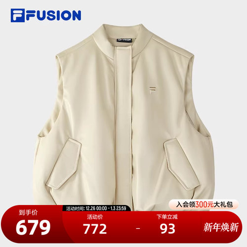 FILAFUSION斐乐潮牌羽绒马甲