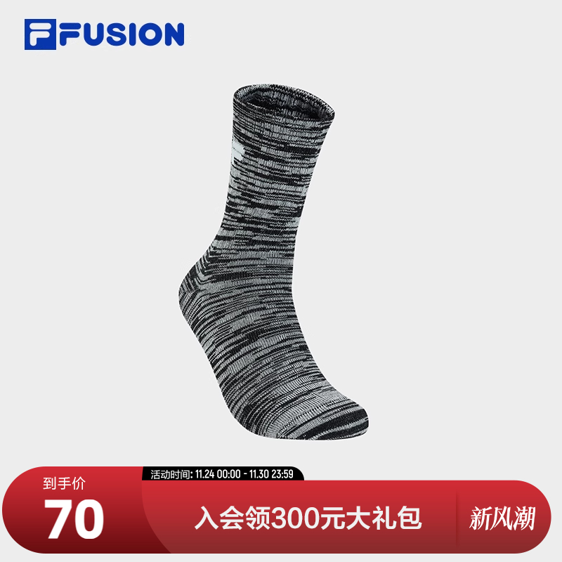 FILAFUSION斐乐潮牌高腰袜