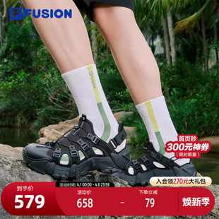 SANDAL凉鞋 EXOCET FUSION斐乐潮牌男鞋 新款 山脉凉鞋 2025夏季 FILA