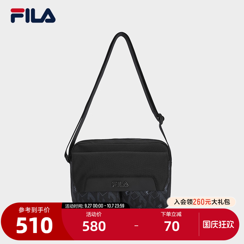 FILA 斐乐官方男包挎包2025冬季新款时尚休闲随身包单肩包斜挎包
