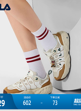 FILA MUFFIN XMAS 斐乐官方女鞋老爹鞋2026新款斐乐松饼鞋圣诞版