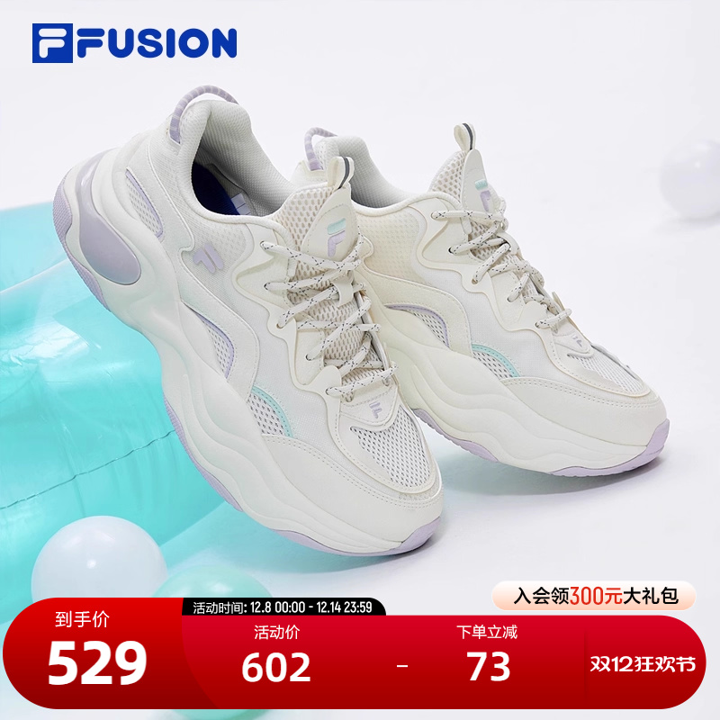 斐乐潮牌新款时尚女子泡泡休闲鞋