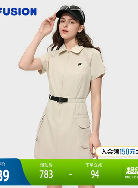 FILAFUSION斐乐女士梭织连衣裙