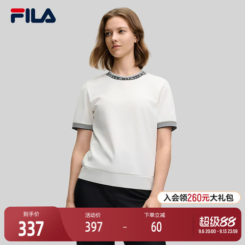FILA斐乐女士针织短袖衫