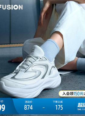 FILA FUSION斐乐潮牌女鞋BUZZARD老爹鞋2026秋季新款陨石鞋休闲鞋