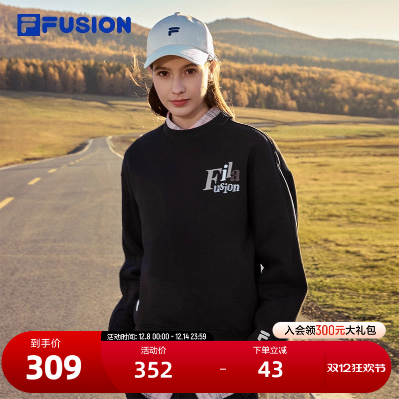 FILAFUSION斐乐女子套头卫衣