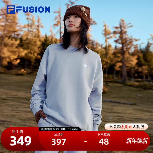 FILAFUSION斐乐潮牌套头卫衣