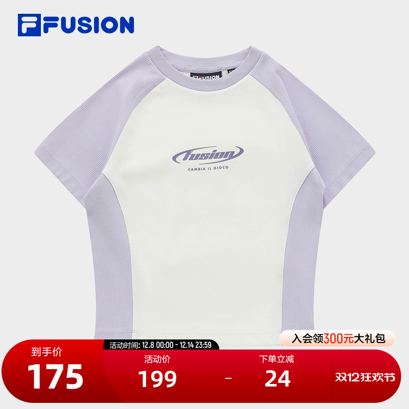 FILAFUSION斐乐女子短袖T