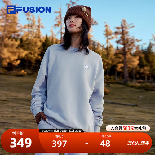 FILAFUSION斐乐潮牌套头卫衣